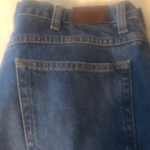 L.L. Bean men's flannel lined jeans 35x32 (circa 2022)